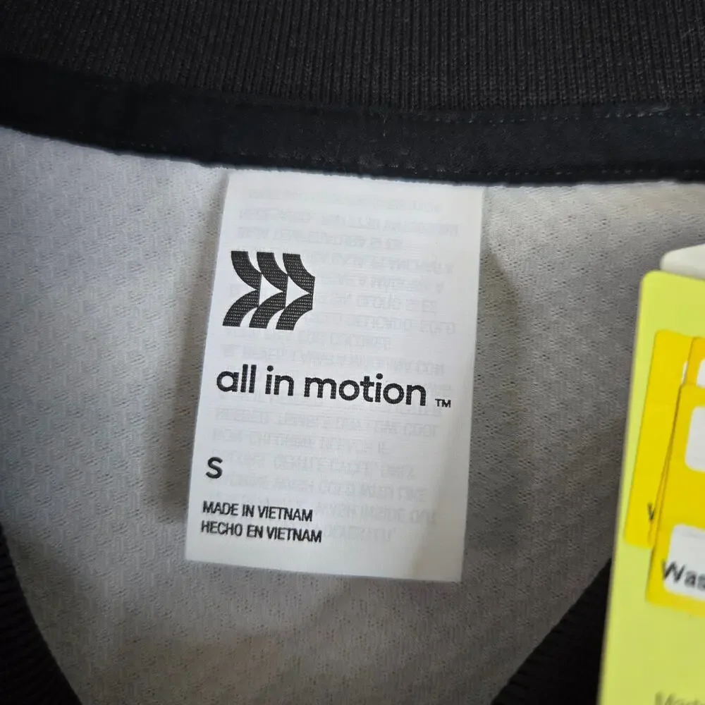 All in Motion Polo Shirt Mens Moisture Wicking Floral Golf Shirt Small 0611 - Picture 6 of 10